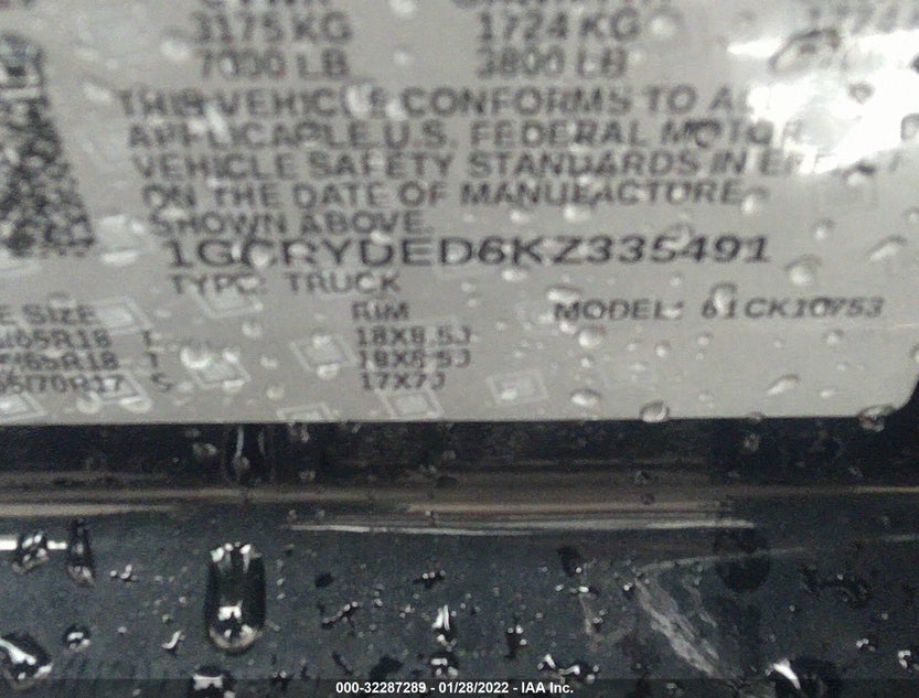 1GCRYDED6KZ335491