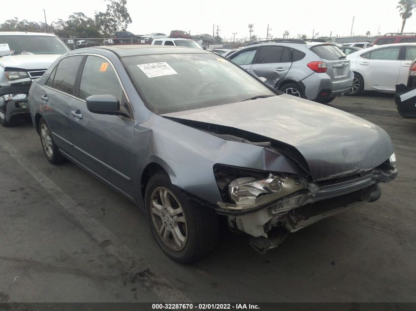 2007 Honda Accord 2.4 Ex VIN: 1HGCM567X7A128013 Lot: 32287670