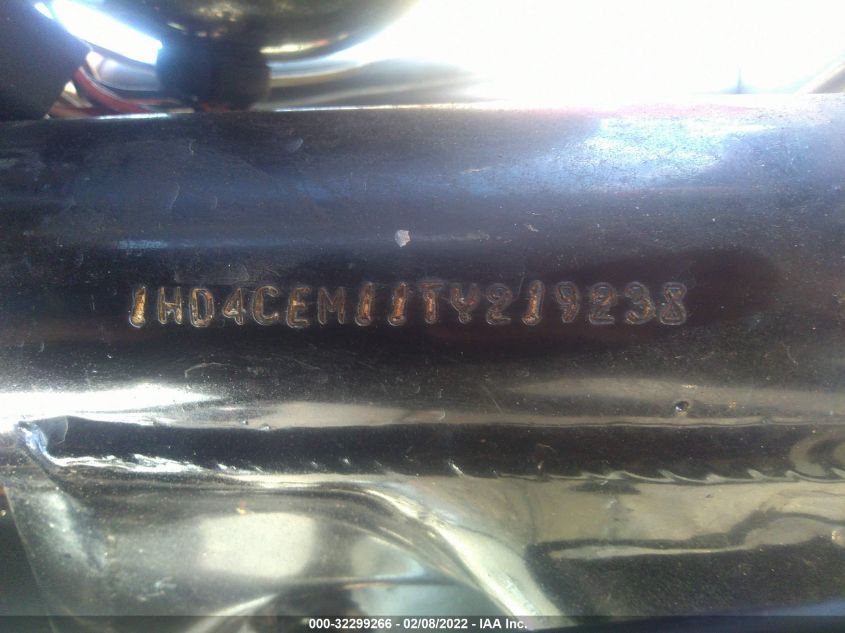 1996 Harley-Davidson Xl883 Hugger VIN: 1HD4CEM11TY219238 Lot: 42751656