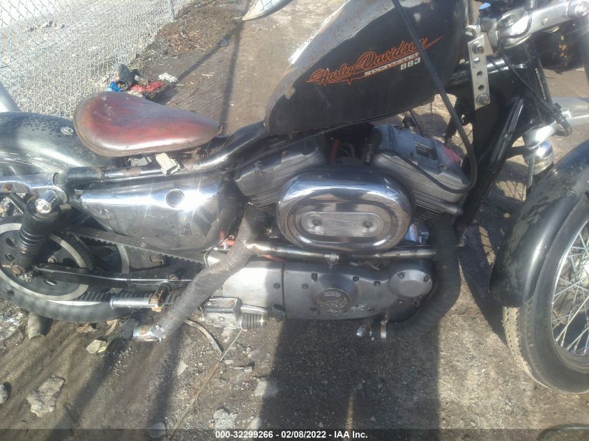 1996 Harley-Davidson Xl883 Hugger VIN: 1HD4CEM11TY219238 Lot: 42751656