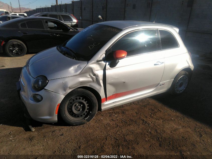 VIN 3C3CFFGE7ET172881 2014 FIAT 500E no.2