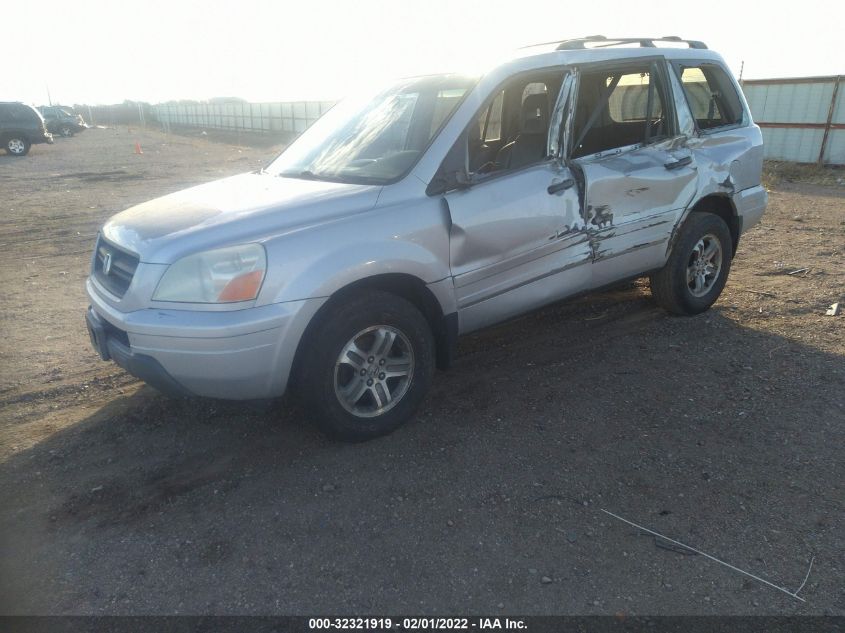 2003 Honda Pilot Ex-L VIN: 2HKYF18743H513431 Lot: 32321919