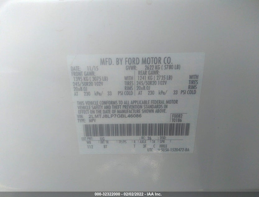 2LMTJ8LP7GBL46086