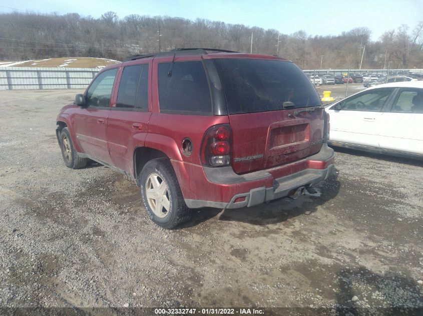 2002 Chevrolet Trailblazer Ltz VIN: 1GNDT13S222367055 Lot: 32332747