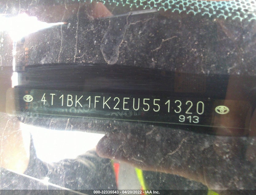 4T1BK1FK2EU551320