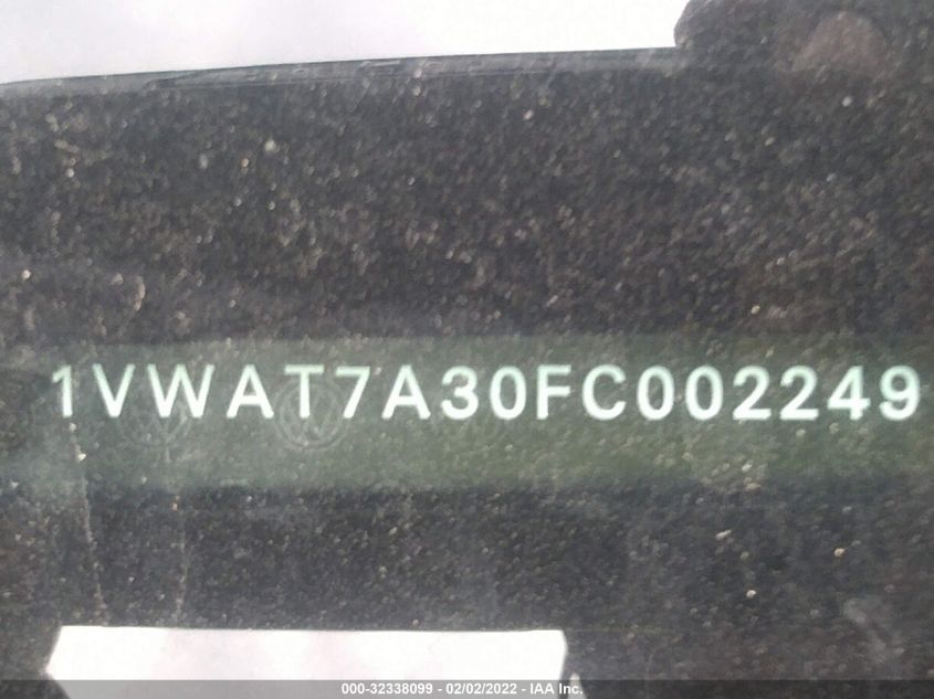 Volkswagen Passat 2014 -auction- 8