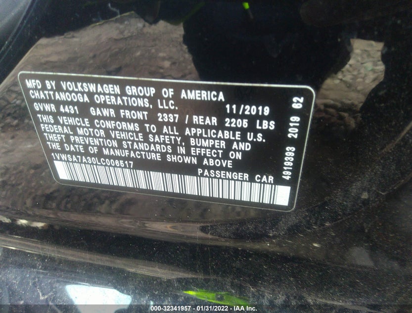 1VWSA7A30LC006517