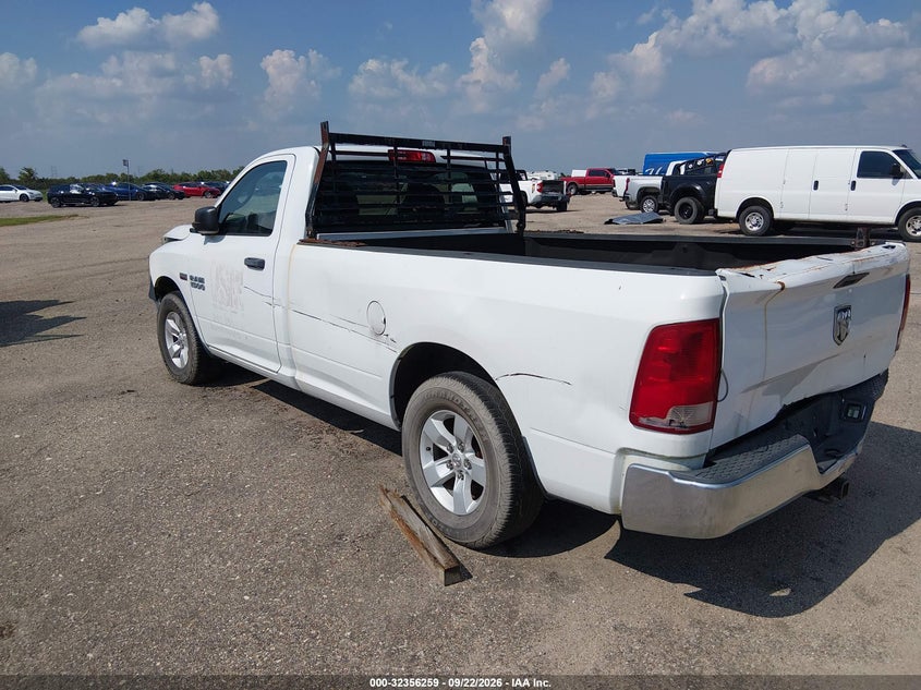 Vin: 3c6jr6dt9gg262193, lot: 32823873, ram 1500 tradesman 20163