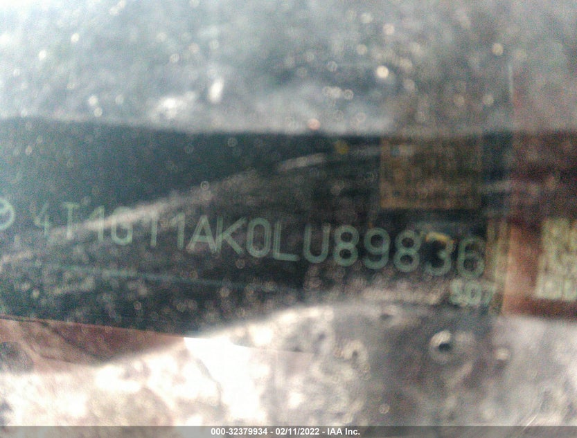 4T1G11AK0LU898366
