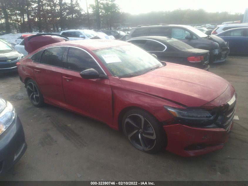 2021 Honda Accord Sport VIN: 1HGCV1F31MA080707 Lot: 32390746