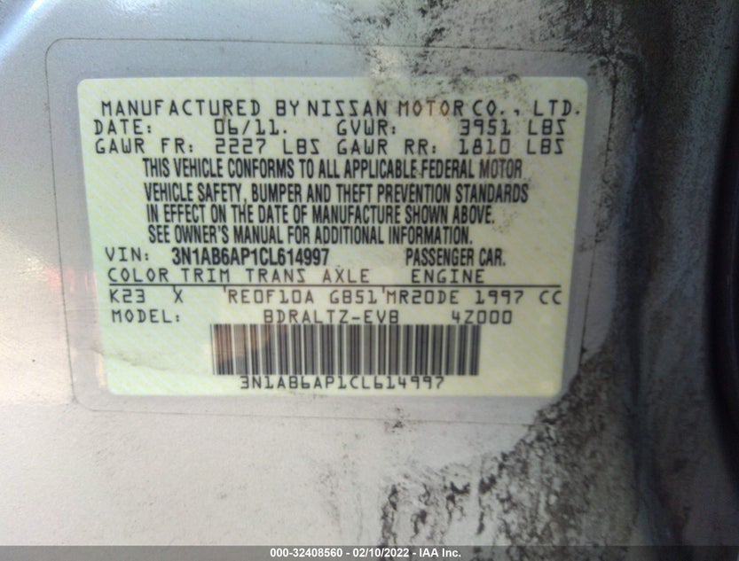 3N1AB6AP1CL614997