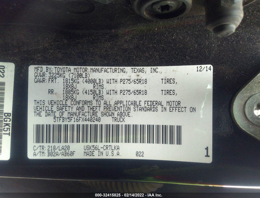 5TFBY5F16FX440240