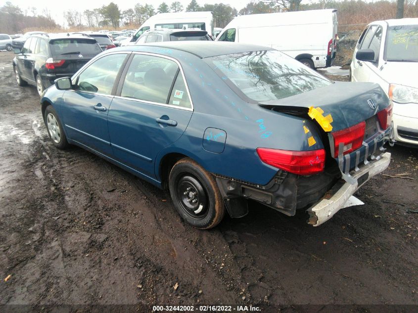 2005 Honda Accord 2.4 Lx VIN: 1HGCM56405A098782 Lot: 32442002