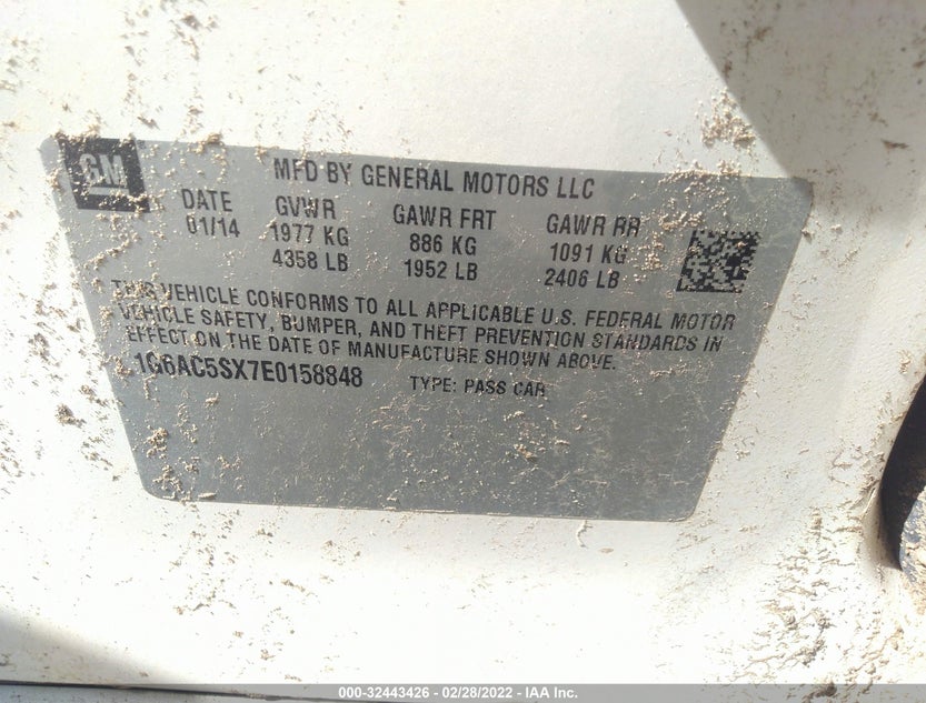 1G6AC5SX7E0158848