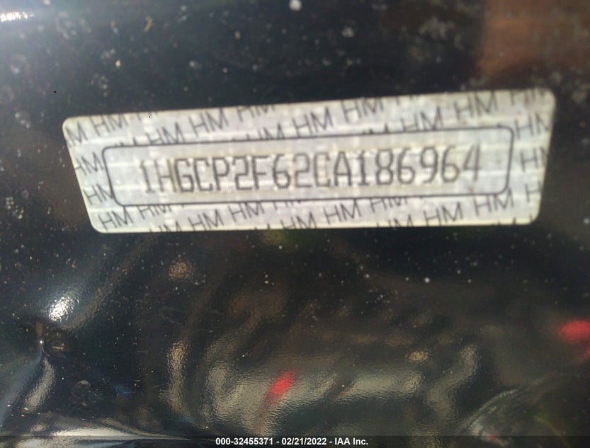 1HGCP2F62CA186964