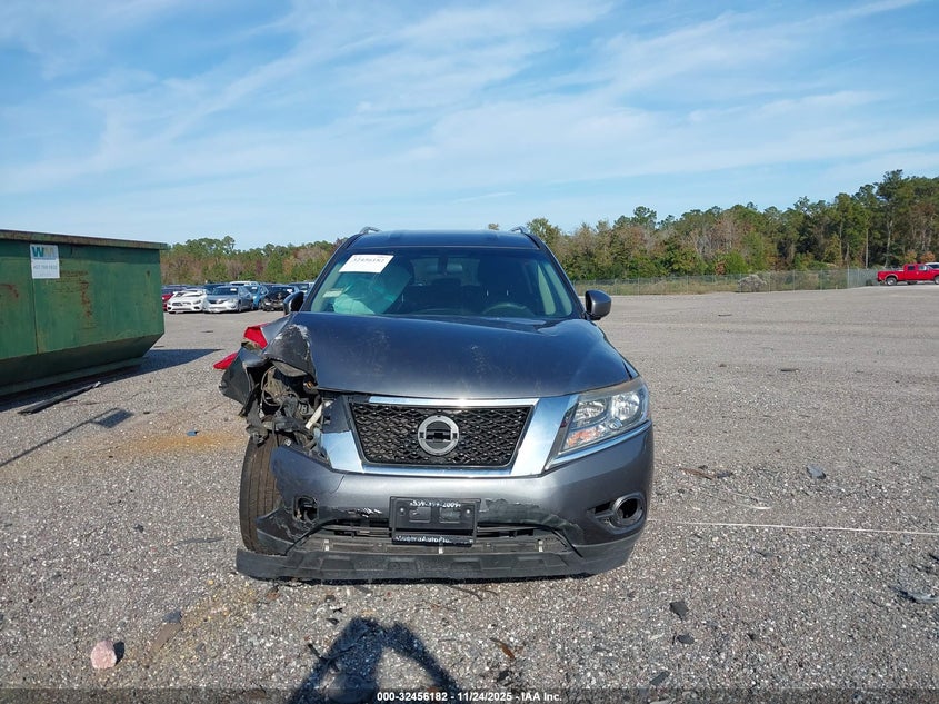 2015 Nissan Pathfinder S VIN: 5N1AR2MN1FC672180 Lot: 32456182