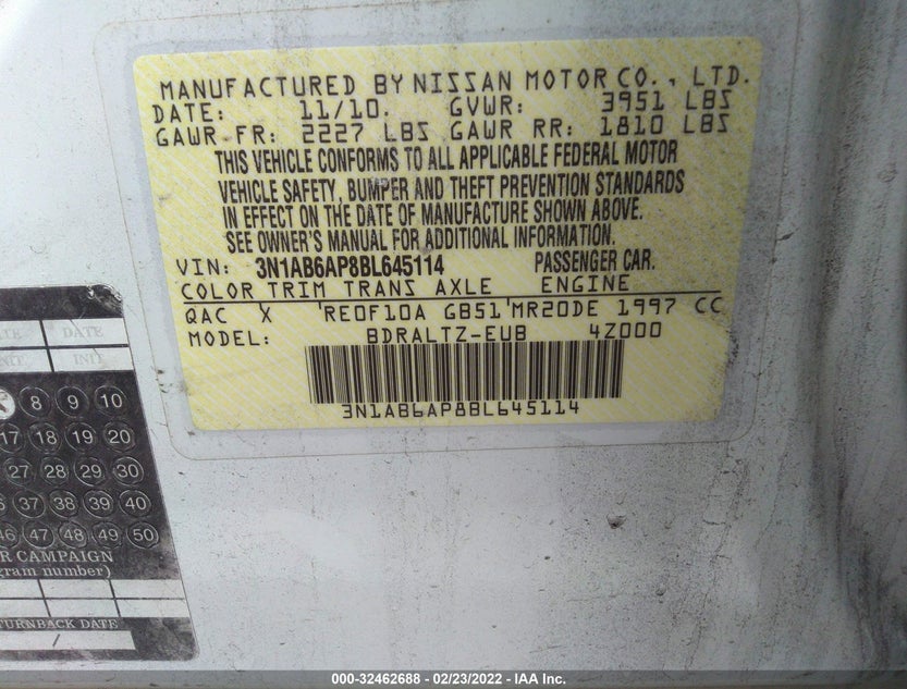 3N1AB6AP8BL645114