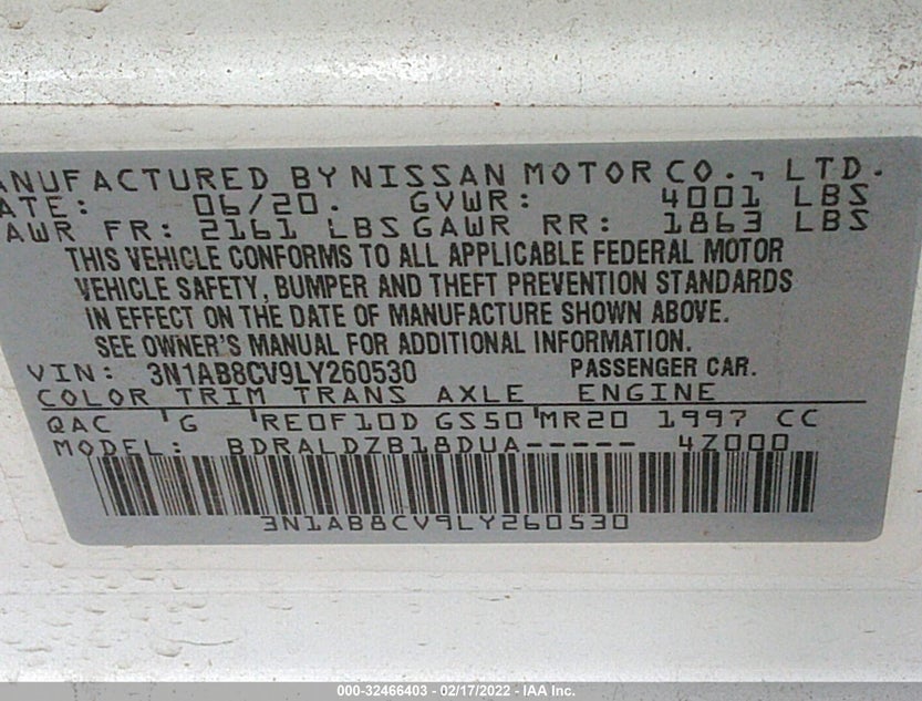 3N1AB8CV9LY260530