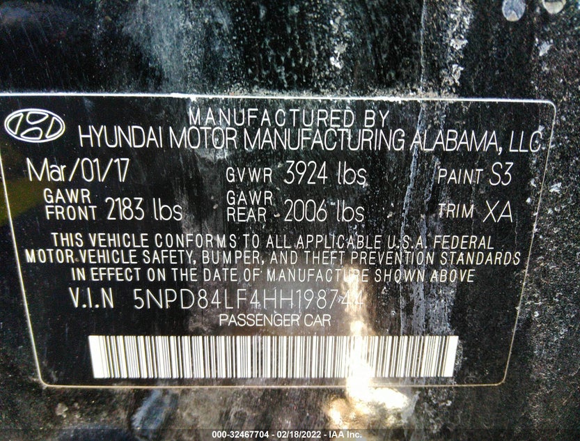 5NPD84LF4HH198744