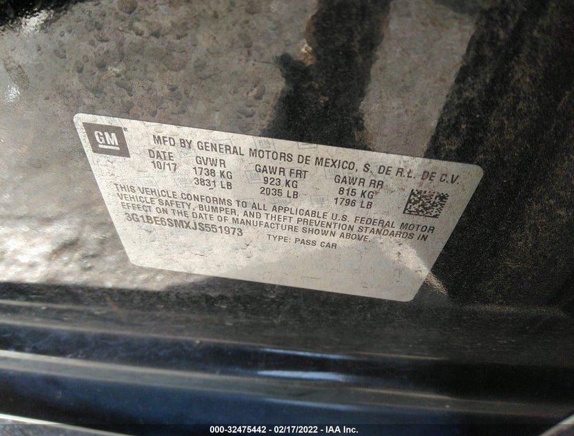 3G1BE6SMXJS551973