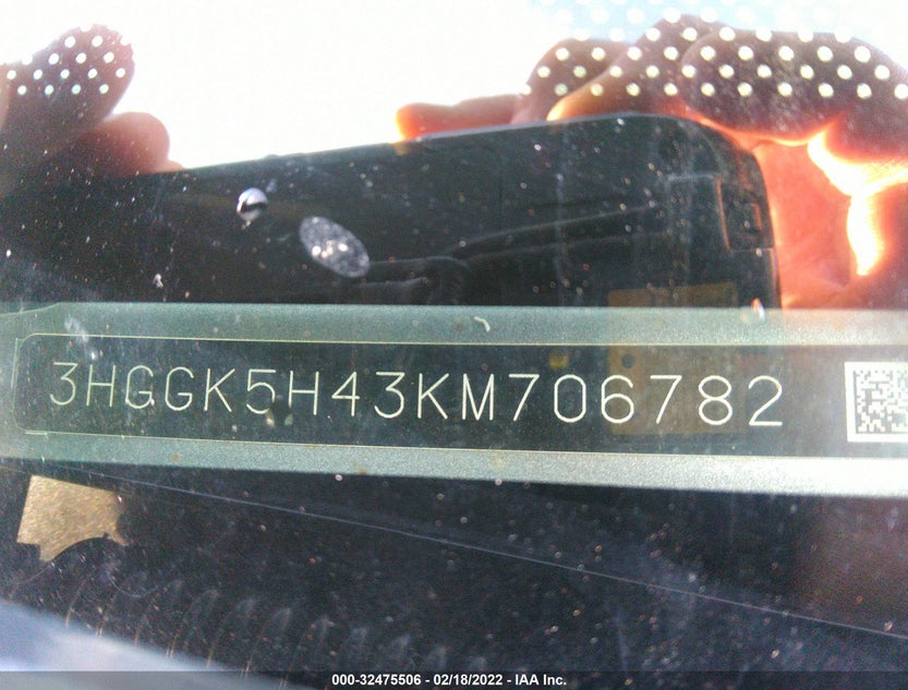 3HGGK5H43KM706782