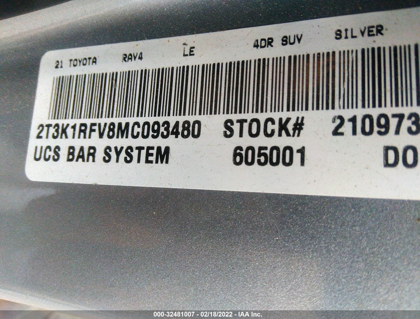 2T3K1RFV8MC093480