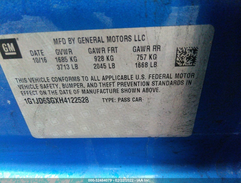 1G1JD6SGXH4122528