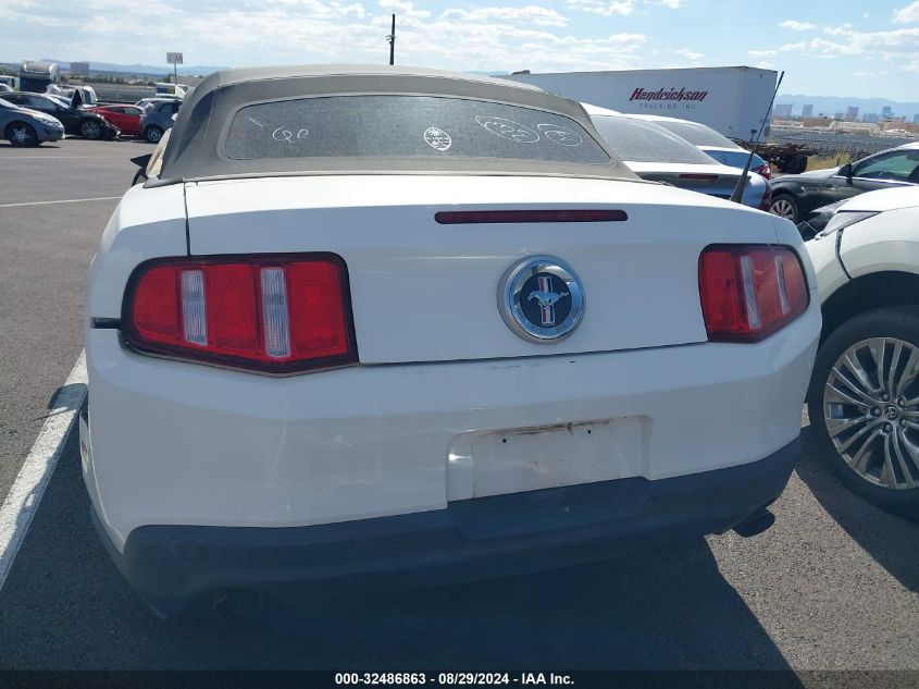 2012 Ford Mustang V6 VIN: 1ZVBP8EM1C5273306 Lot: 40580585