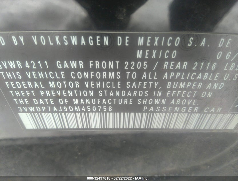 3VWDP7AJ9DM450758