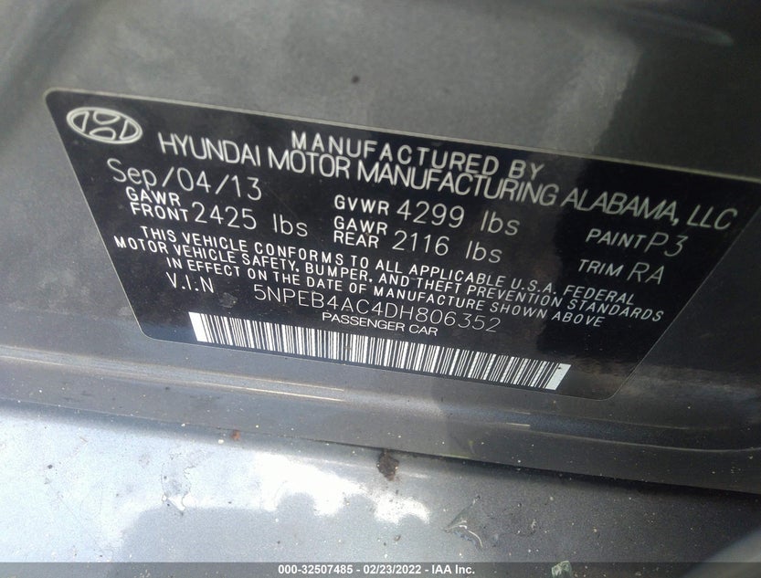 5NPEB4AC4DH806352