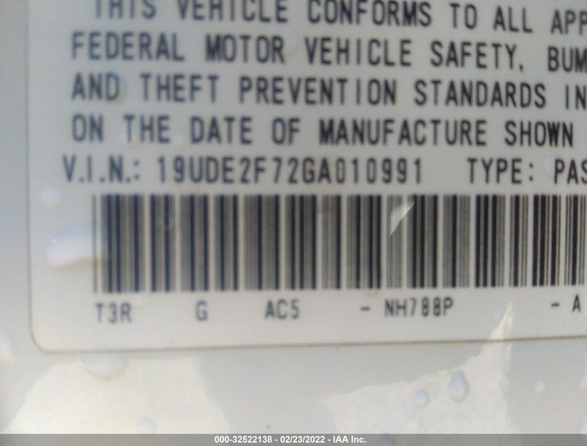 19UDE2F72GA010991