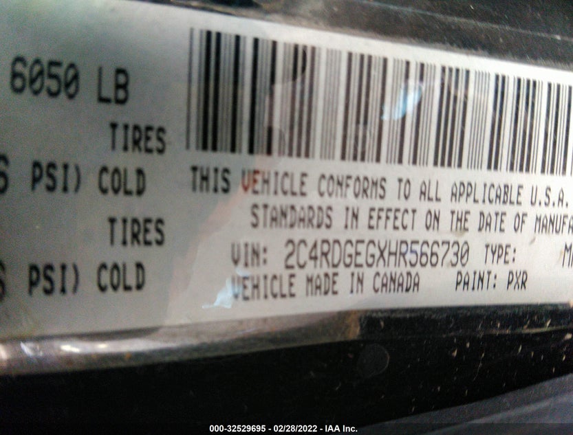 2C4RDGEGXHR566730