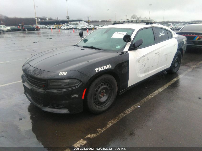 2019 Dodge Charger Police Awd VIN: 2C3CDXKTXKH648000 Lot: 32530902