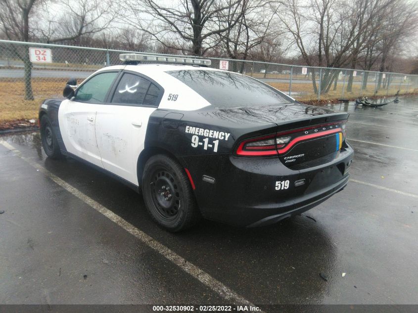 2019 Dodge Charger Police Awd VIN: 2C3CDXKTXKH648000 Lot: 32530902