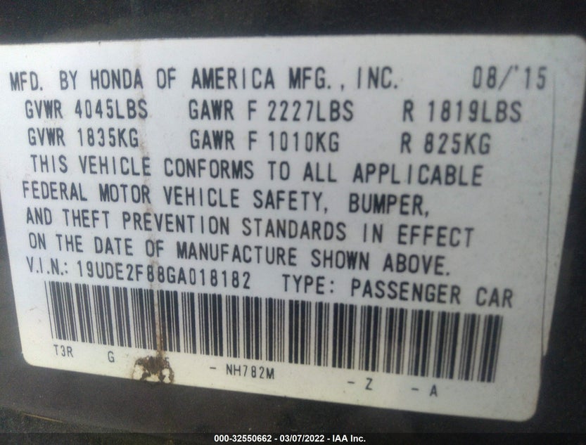 19UDE2F88GA018182