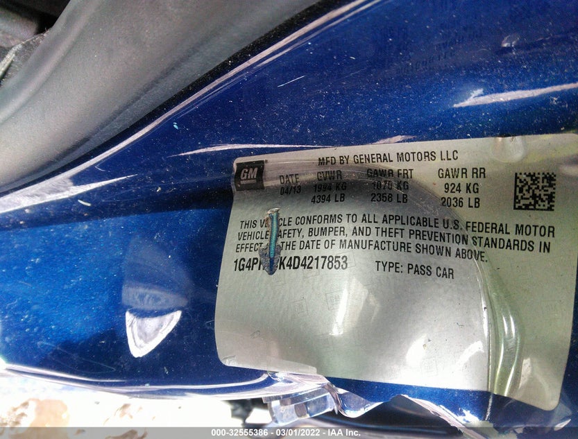 1G4PR5SK4D4217853