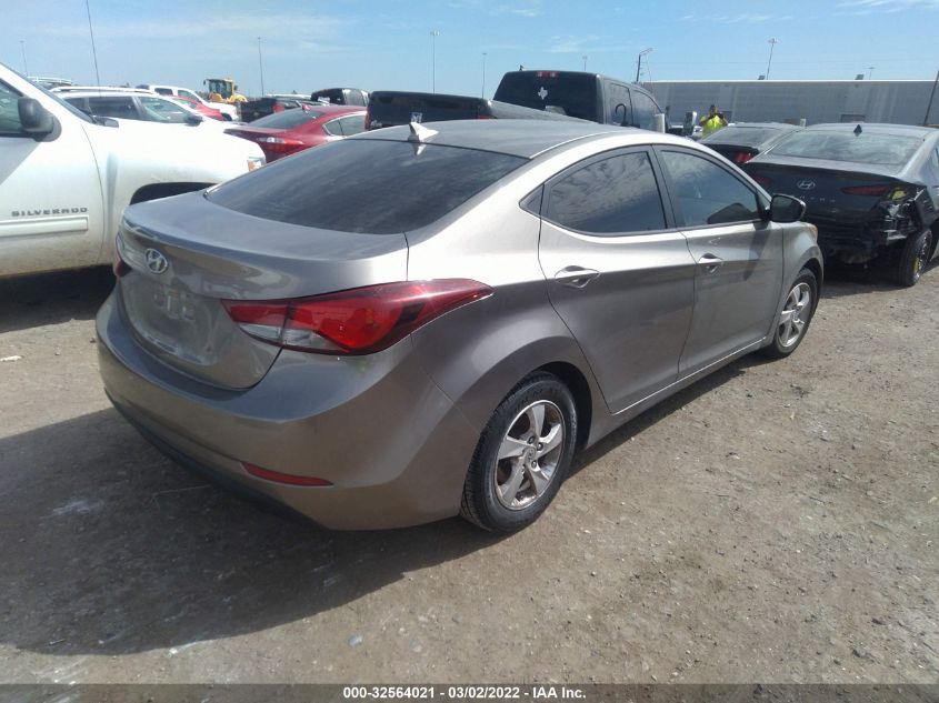 2014 Hyundai Elantra Se VIN: 5NPDH4AE4EH529084 Lot: 32564021