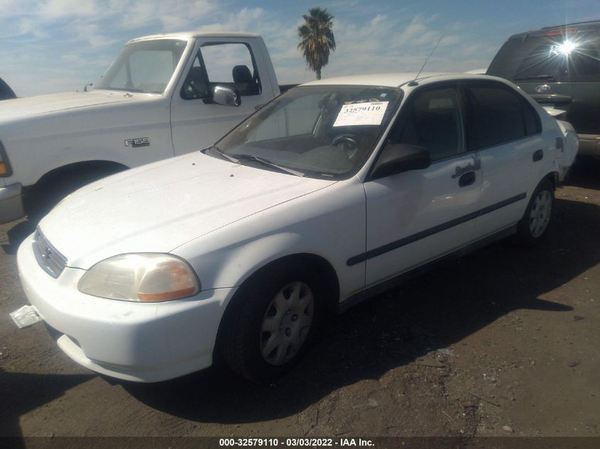 1998 Honda Civic Dx VIN: 2HGEJ6626WH596672 Lot: 32579110