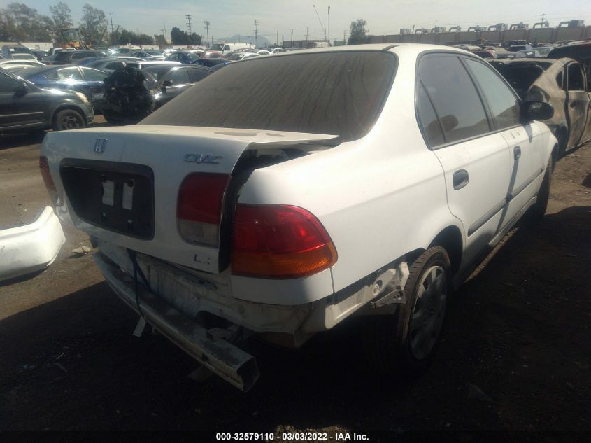 1998 Honda Civic Dx VIN: 2HGEJ6626WH596672 Lot: 32579110