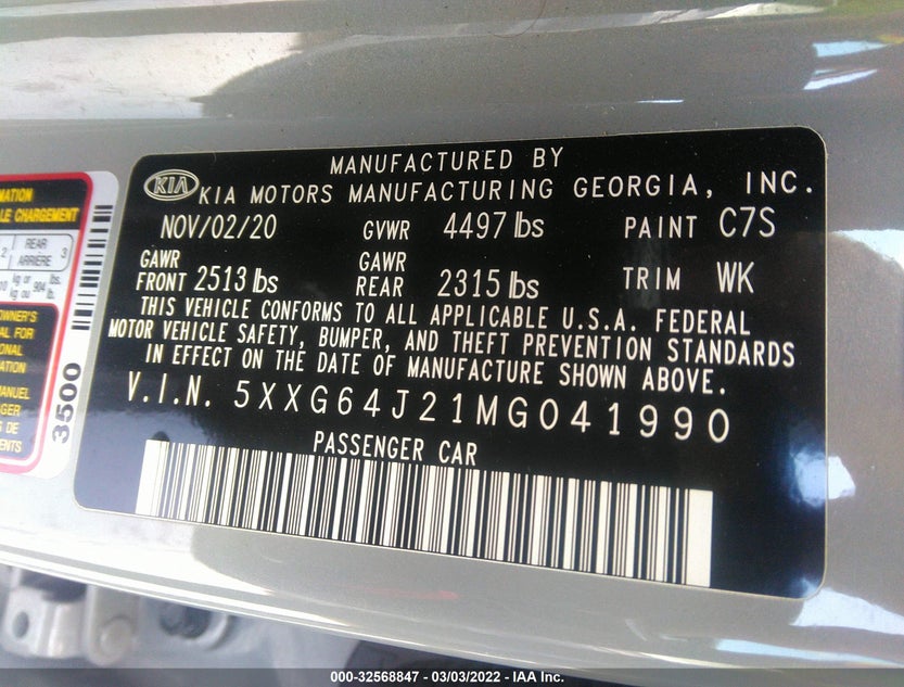 5XXG64J21MG041990