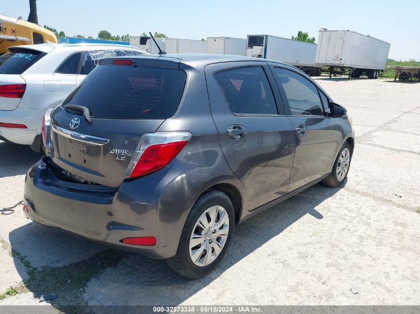 2013 Toyota Yaris Le VIN: JTDKTUD3XDD567455 Lot: 32573338