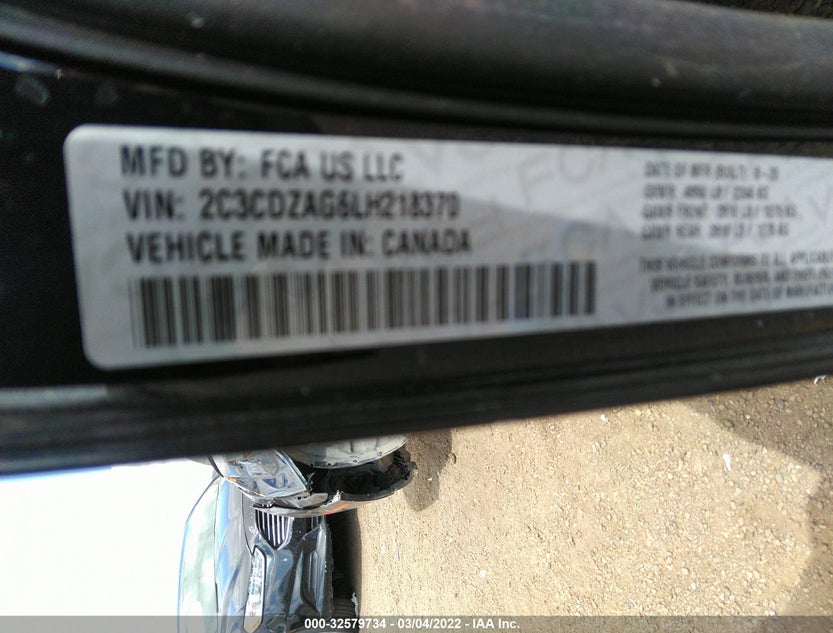 2C3CDZAG6LH218370