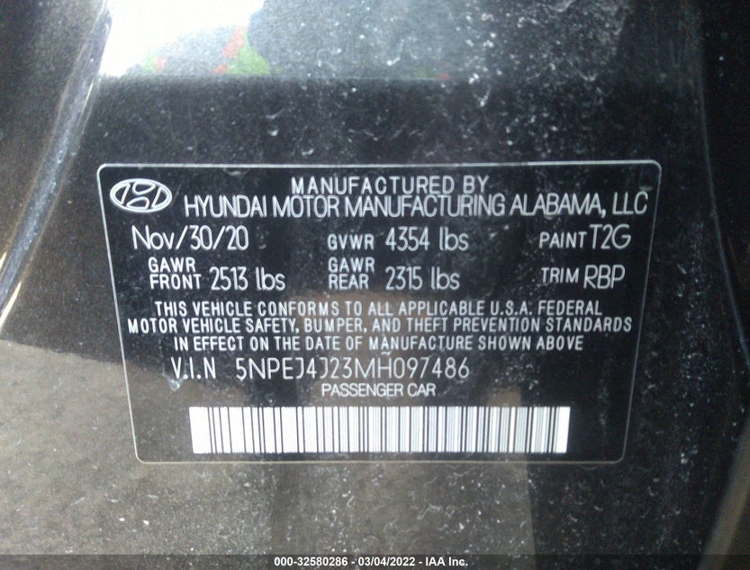 5NPEJ4J23MH097486