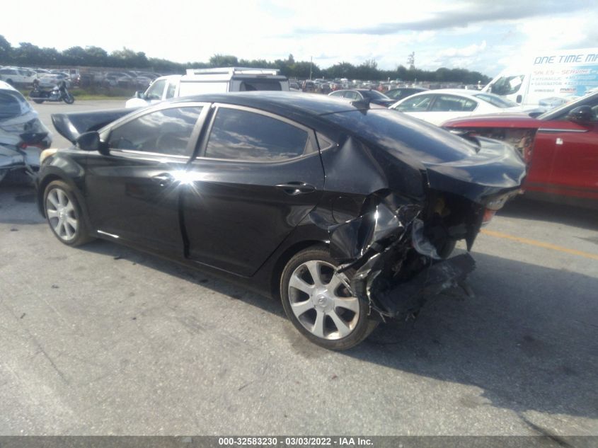 KMHDH4AE7CU228663 2012 Hyundai Elantra Limited (Ulsan Plant)