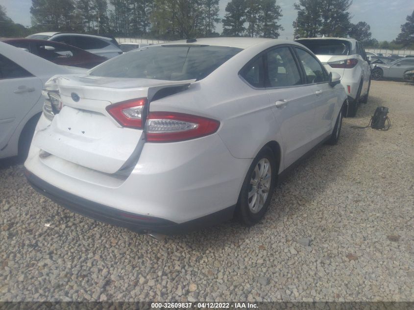 2015 Ford Fusion S VIN: 1FA6P0G75F5130298 Lot: 32609837