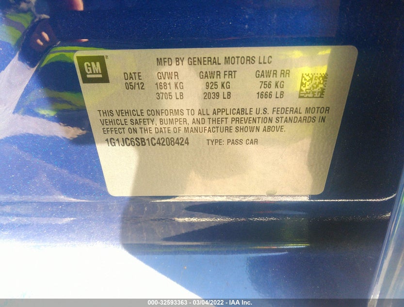 1G1JC6SB1C4208424