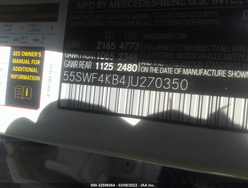 55SWF4KB4JU270350