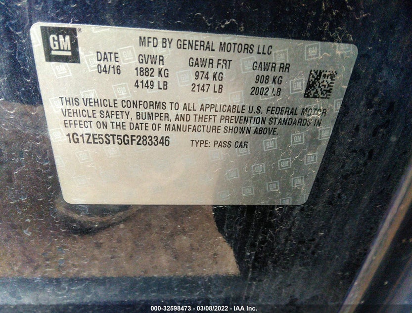 1G1ZE5ST5GF283346