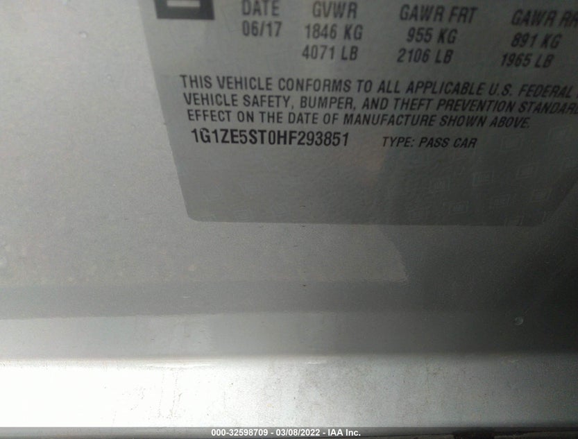 1G1ZE5ST0HF293851