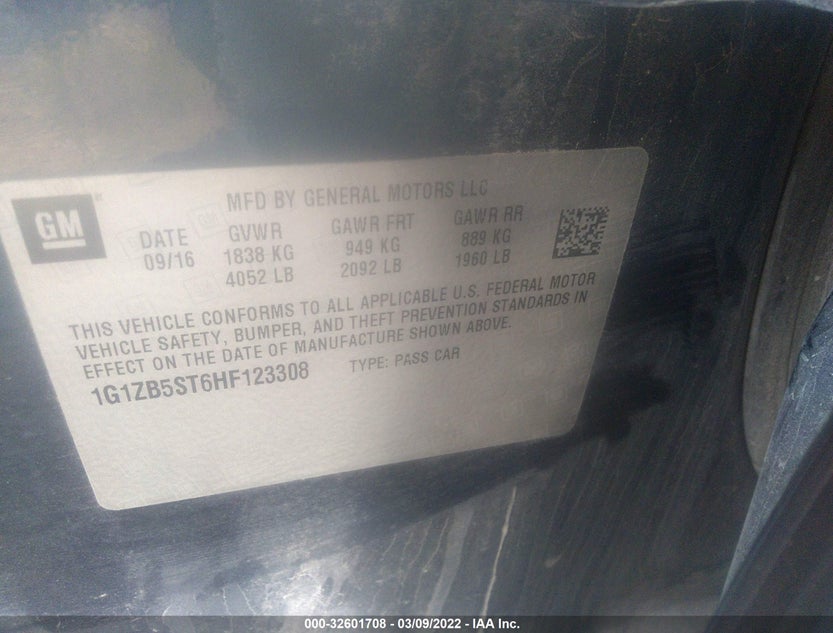 1G1ZB5ST6HF123308